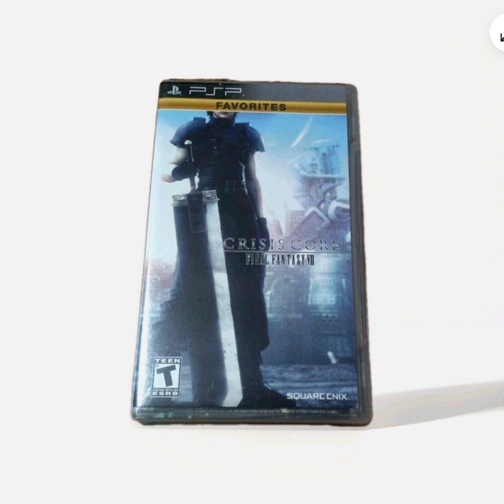Crisis Core Final Fantasy VII PSP 2008 Complete in Box ULUS-10336 Authentic